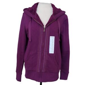 NWT Eddie Bauer Sherpa Lined Hoodie Jacket